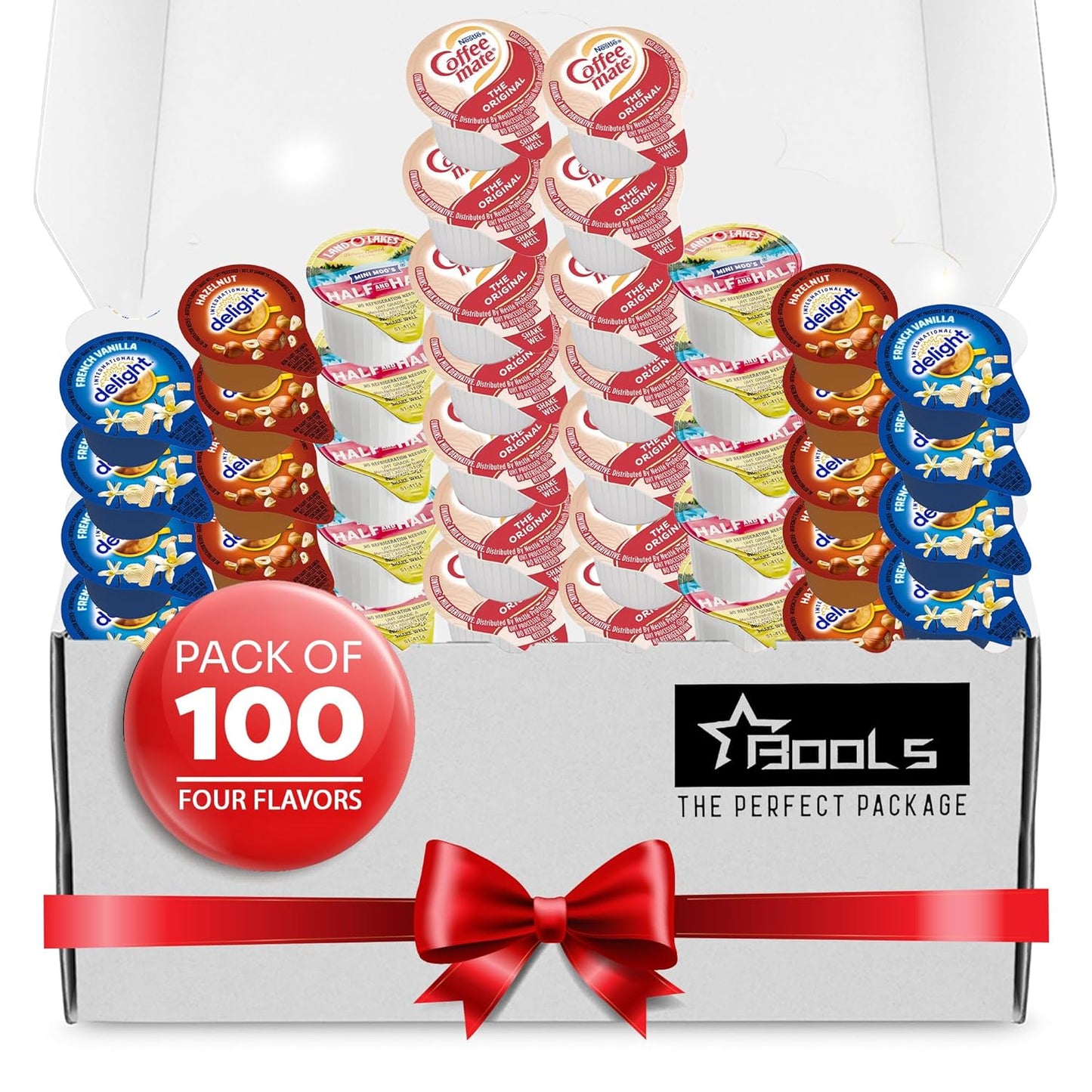 Coffee Creamer Singles Variety Pack for Home and Office Use