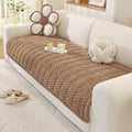 Couch Cover for Dogs Washable Brown L Shape 35.4 x 63in - Thick