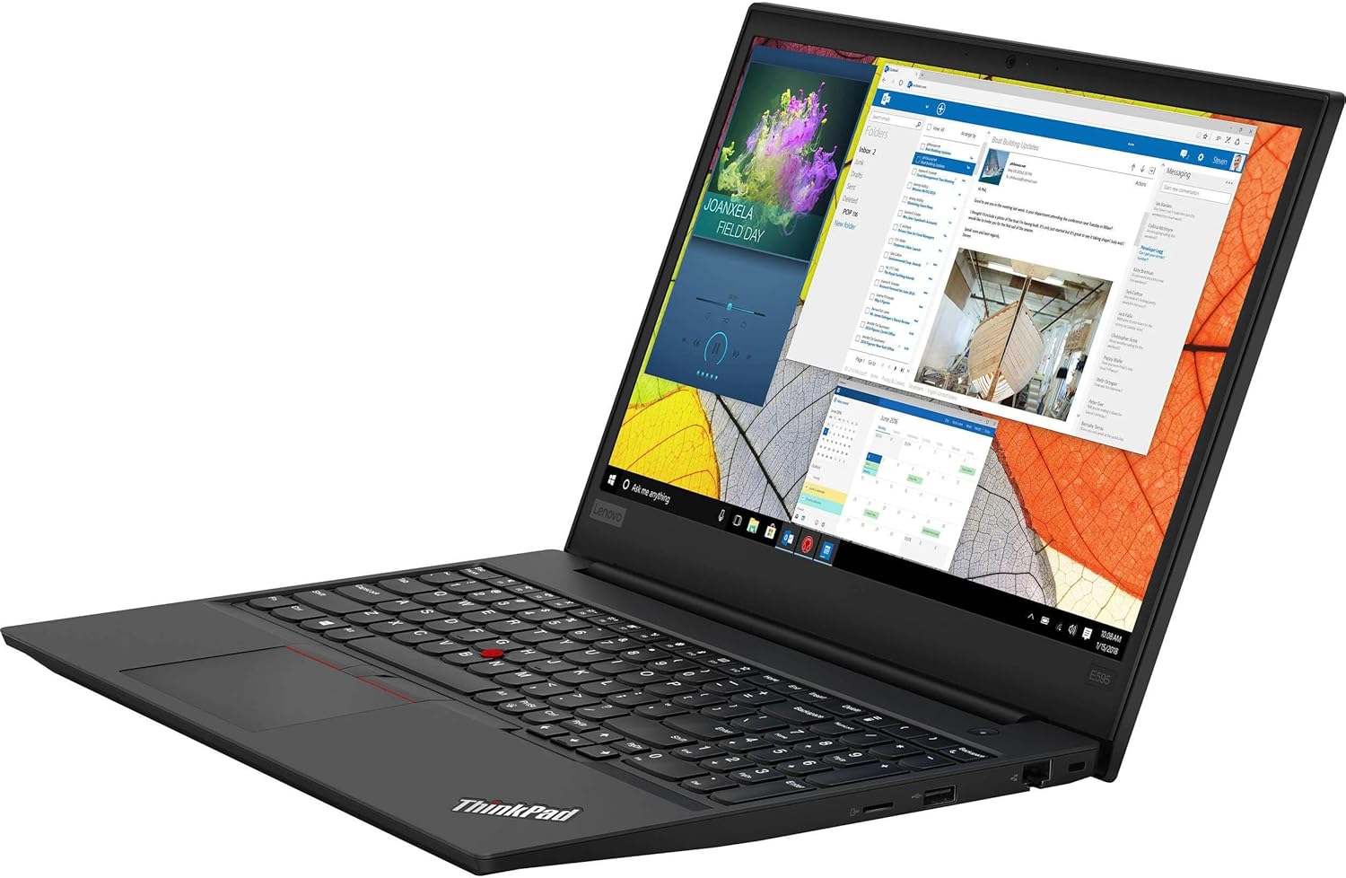 Lenovo ThinkPad E595 15.6in Full HD Laptop with Ryzen 5