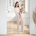 Baby Safety Gate Blush with 3 Extensions - Adjustable 42in x 30in