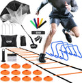 GHB Agility Ladder and Training Set 20 ft 12 Rungs - Complete Speed