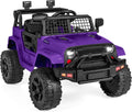 12V Kids Ride On Truck Car - Parent Remote, LED Lights