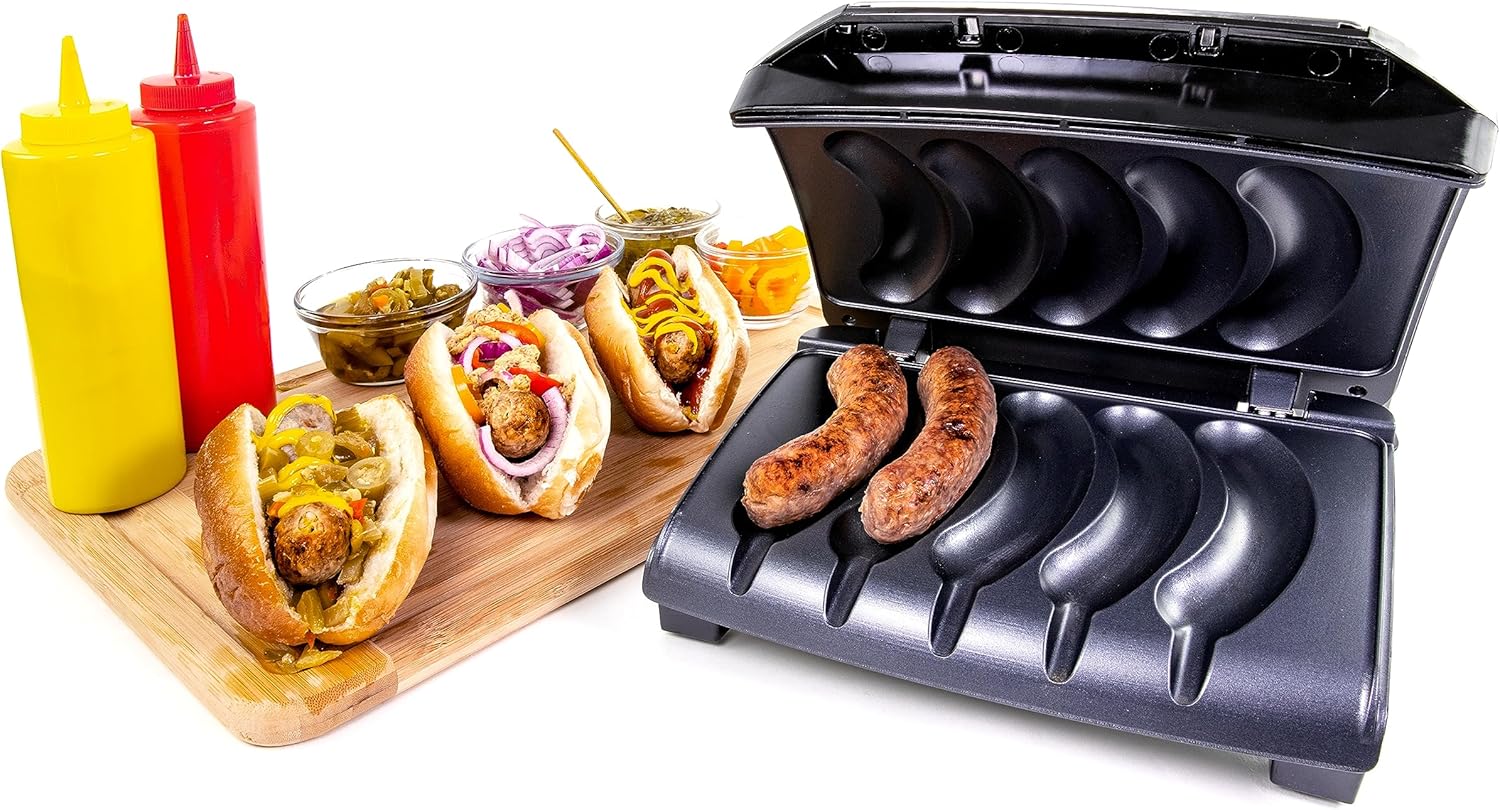 Homecraft Electric Sausage Grill for Perfectly Cooked Links
