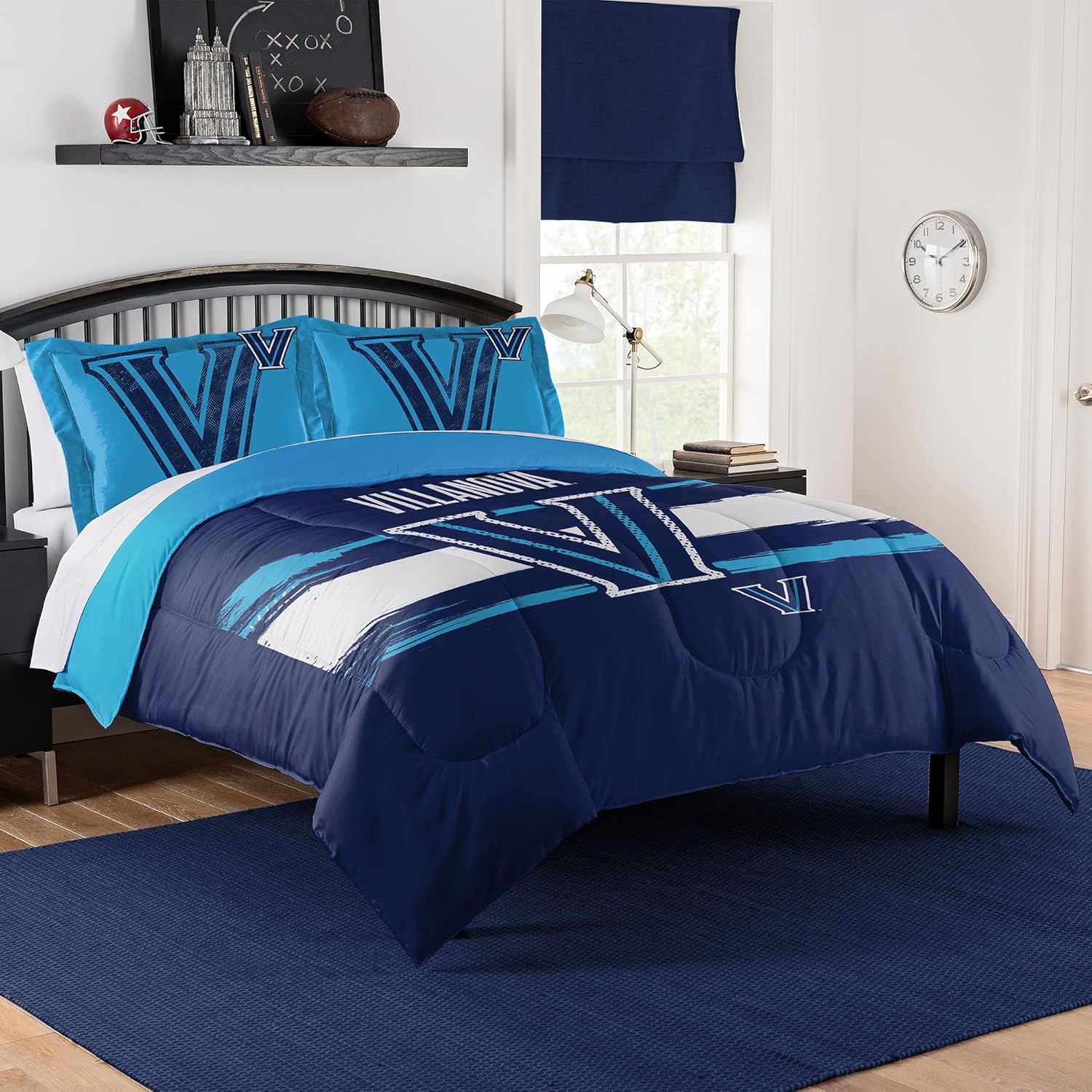 Villanova Wildcats Comforter Set for Dorms and Game Day Decor