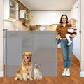 48in Extra Tall Retractable Pet Gate 0-115in Wide HEELALBABY