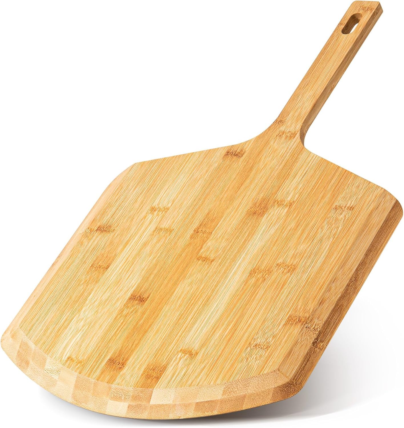 16 Inch Bamboo Pizza Peel for Effortless Pizza Transfer & Serving