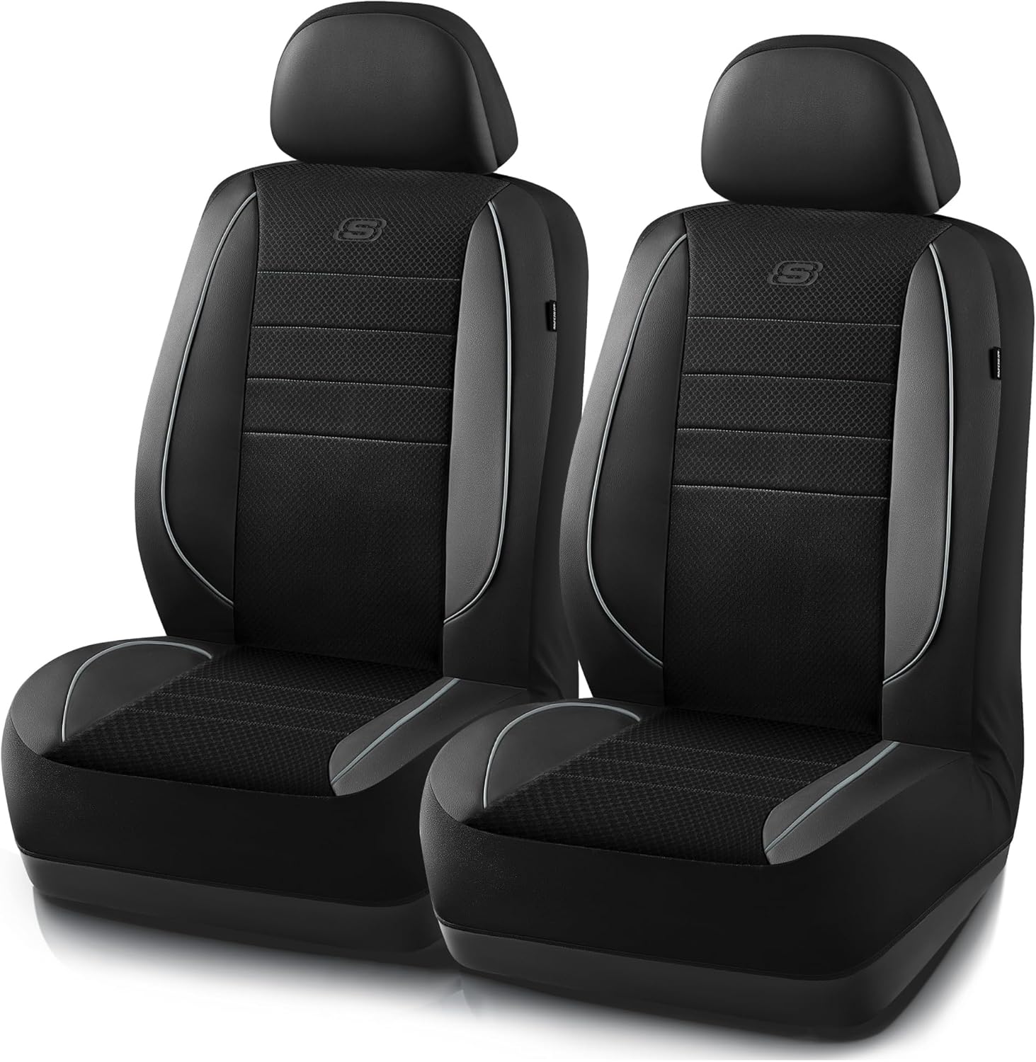 Skechers Air-Cooled Memory Foam Car Seat Covers for Comfort