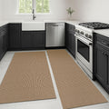 Boho Area Rug Runner Set 2x6 + 3x5 - Washable Non Slip Cotton Runner