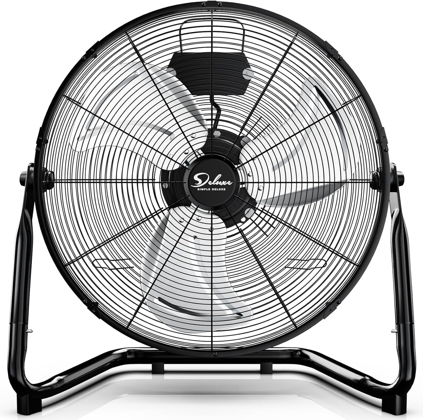 High Velocity 18 Inch Metal Industrial Floor Fan for Workshops