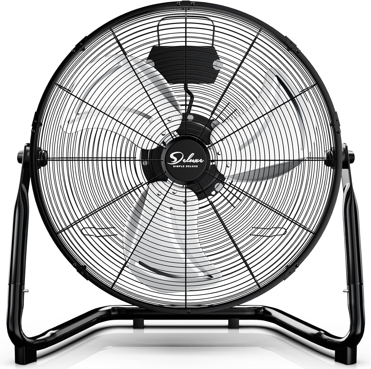 High Velocity 18 Inch Metal Industrial Floor Fan for Workshops