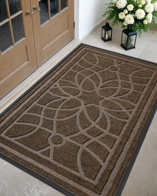 Heavy Duty Non Slip Low Profile Doormat for Entryway Use