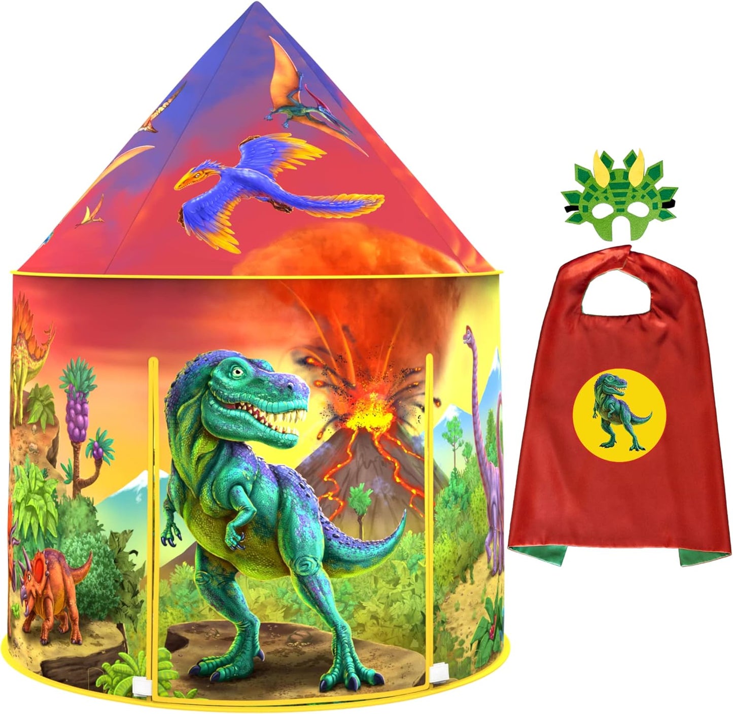 ImpiriLux Dino Play Tent & Costume Set | Imaginative Fun