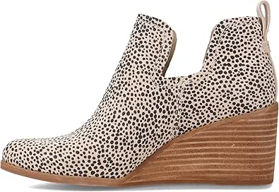 TOMS Women's Boot - Stylish Transitional Cutout Wedge Bootie