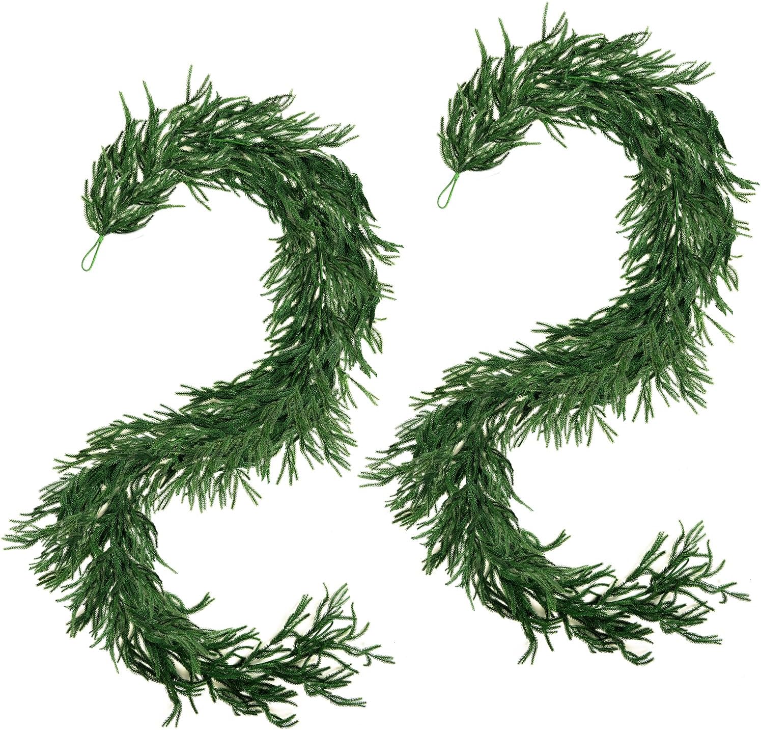 Christmas Norfolk Pine Garland for Festive Indoor Outdoor Decor