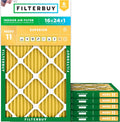 Filterbuy 16x24x1 Air Filter MERV 11 - Superior Pet & Allergy Defense