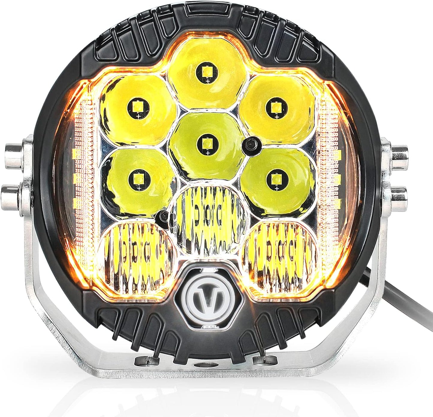 7 Inch Round LED Offroad Light with DRL for Safe Driving
