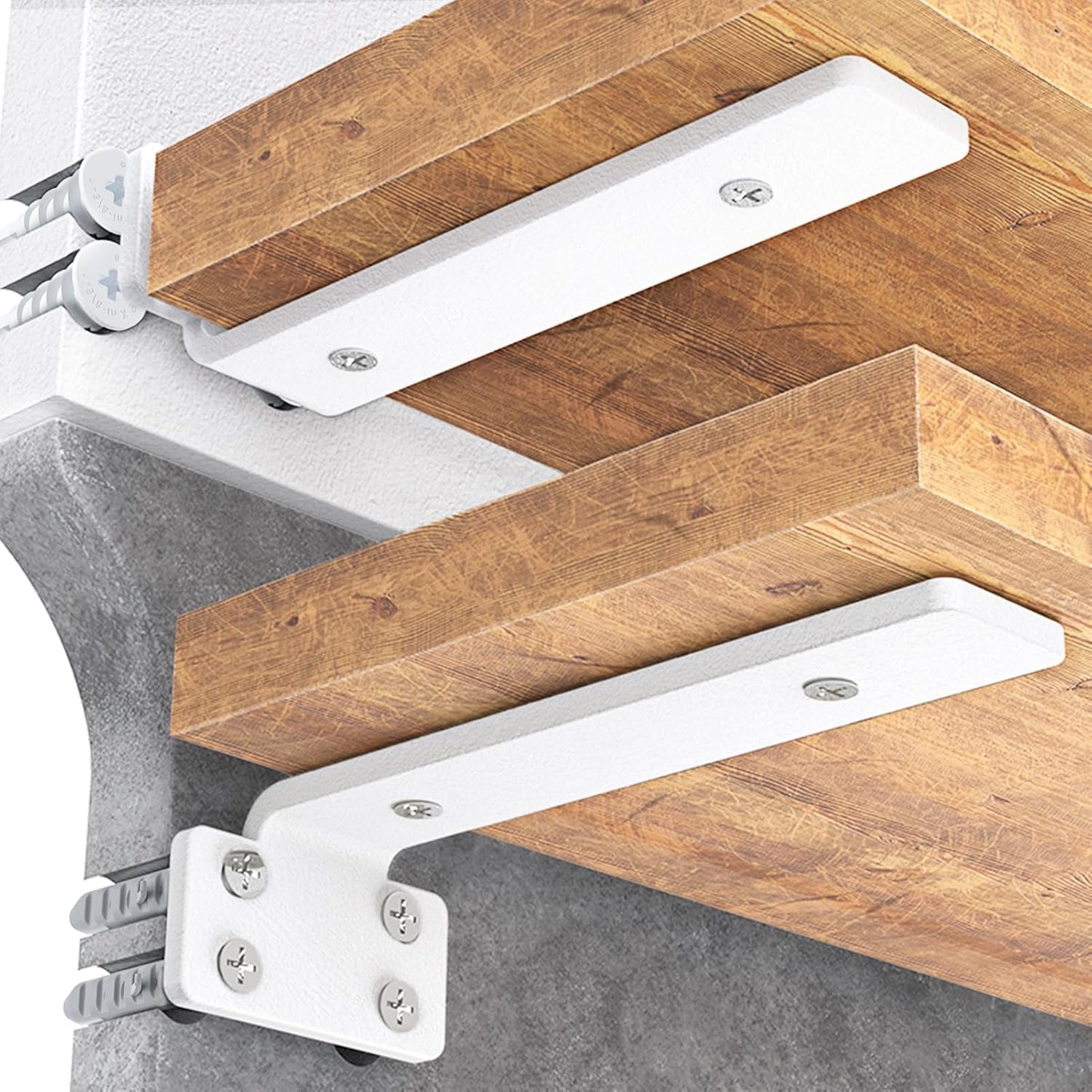 Heavy Duty Floating Shelf Brackets for Strong Support and Style