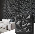 3D Wall Panels 33-Pack - Modern Diamond Textured Accent Wall Kit