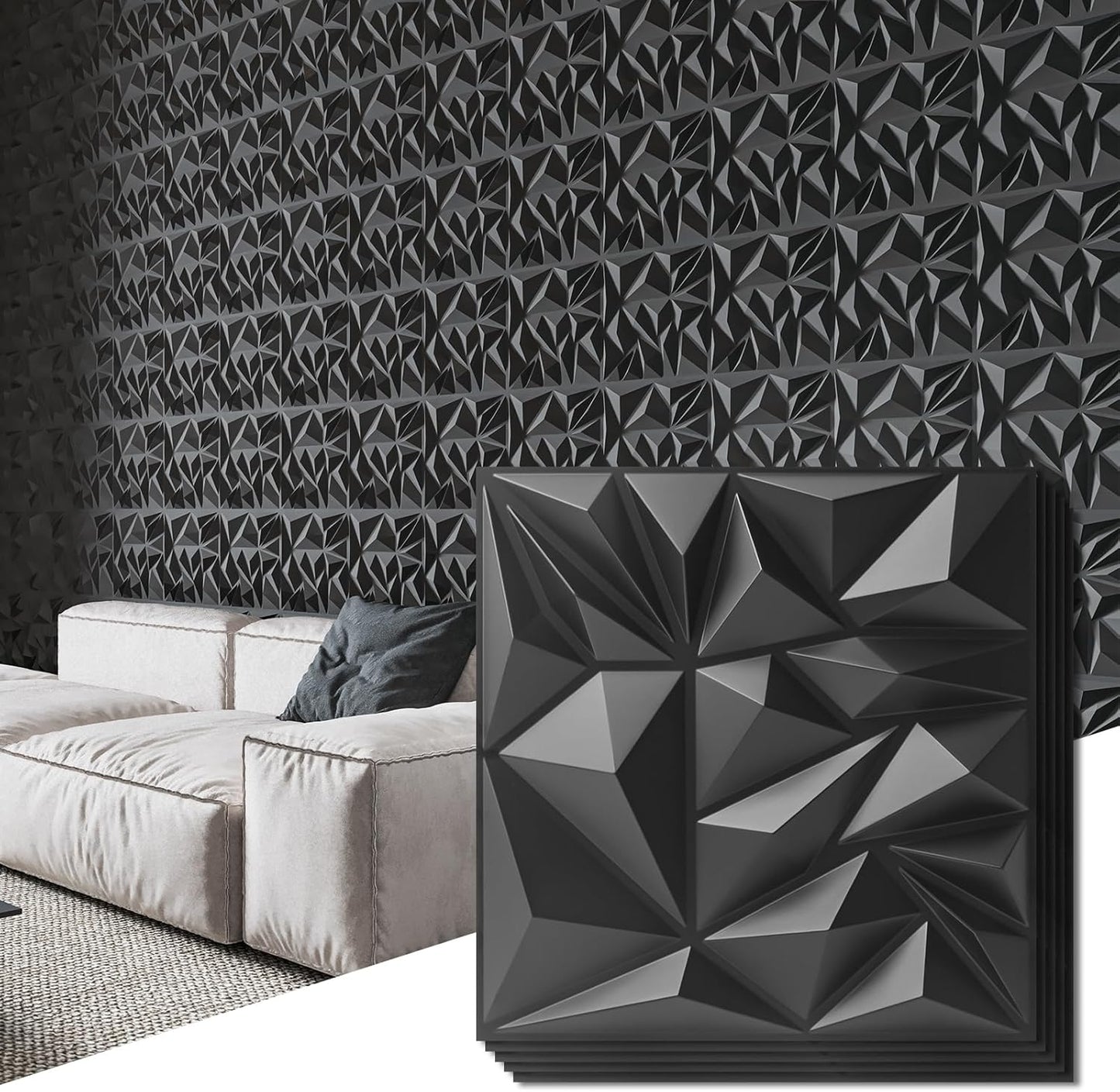 Art3d 33-Pack 3D Wall Panels for Stunning Interior Decor