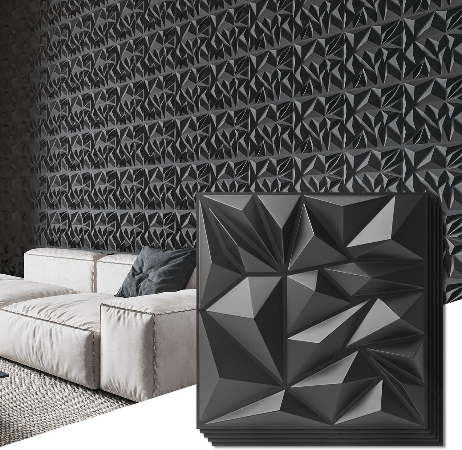Art3d 33-Pack 3D Wall Panels for Stunning Interior Decor