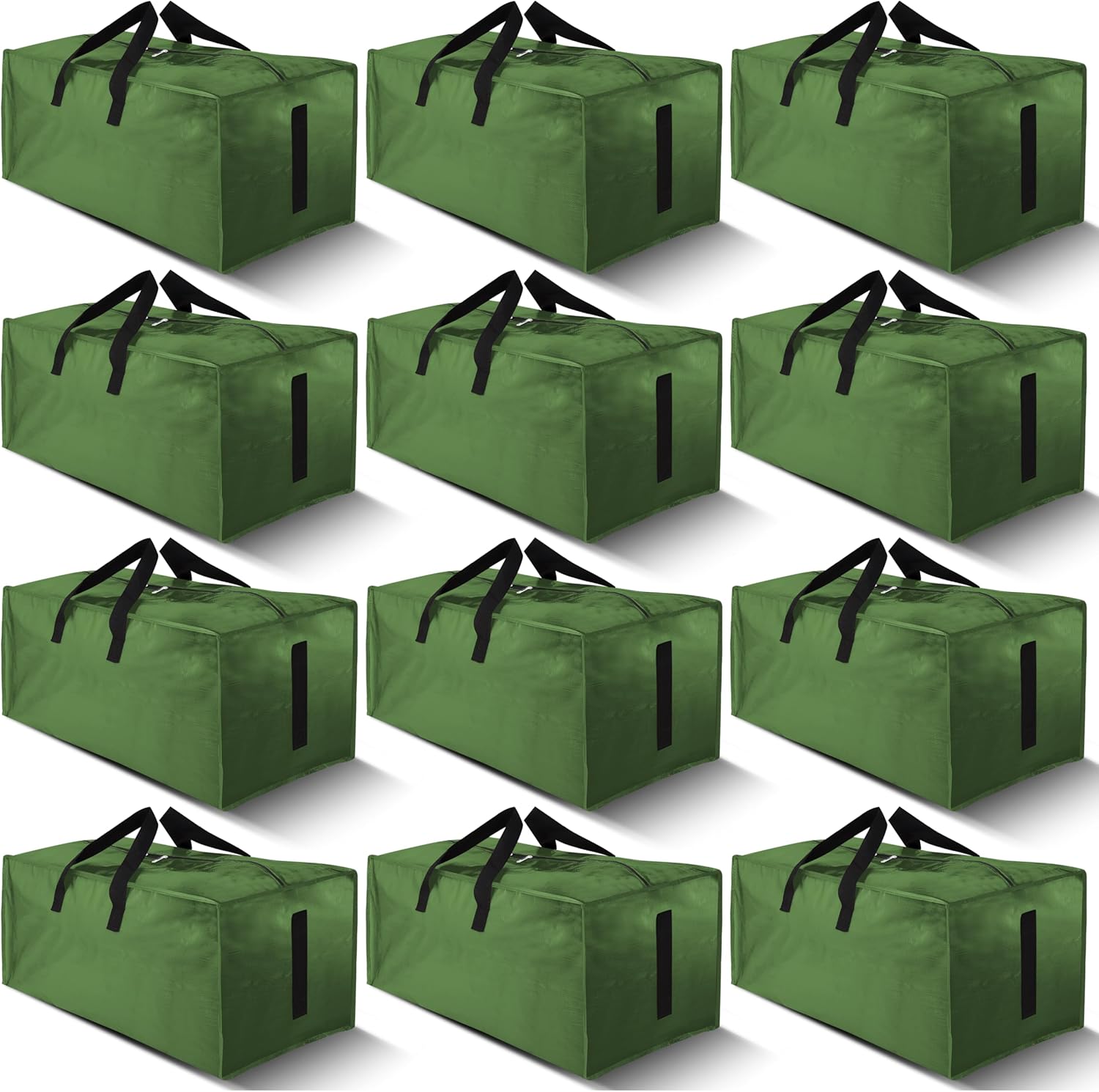 12 Pack Large Strong Moving Bags for Easy Storage and Transport