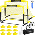 Kids Soccer Goal Set - Portable Pop Up Nets for Backyard Training
