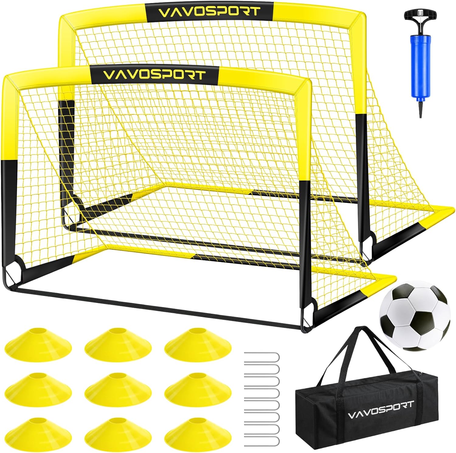 Kids Soccer Goal Set for Backyard Training and Fun Activities