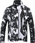 RANMCC Jean Jacket for Men Slim Fit Ripped Denim Jacket - Stylish mens