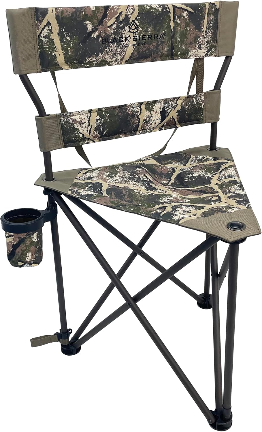 Black Sierra XL Tripod Hunting Stool for Comfort and Support