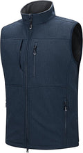 33,000ft Men's Lightweight Softshell Vest - Windproof Fleece Lined but