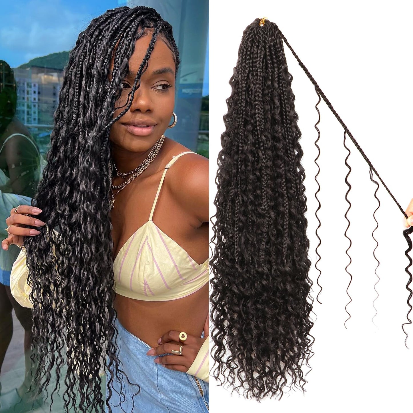 Goddess Boho Box Braids Crochet Hair for Stunning Styles