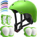 Kids Bike Helmet Set with Pads for Ages 2-14 - Adjustable Safety Gear