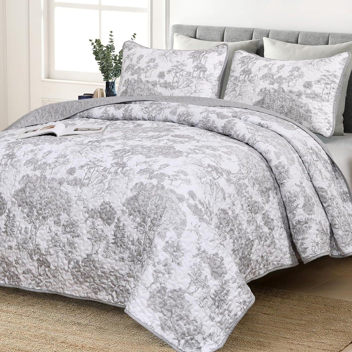 Botanical Quilt Set California King Size by WONGS BEDDING