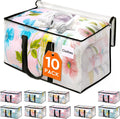 Clear Moving Bags Heavy Duty 10 Pack - Large 76L Storage Bags