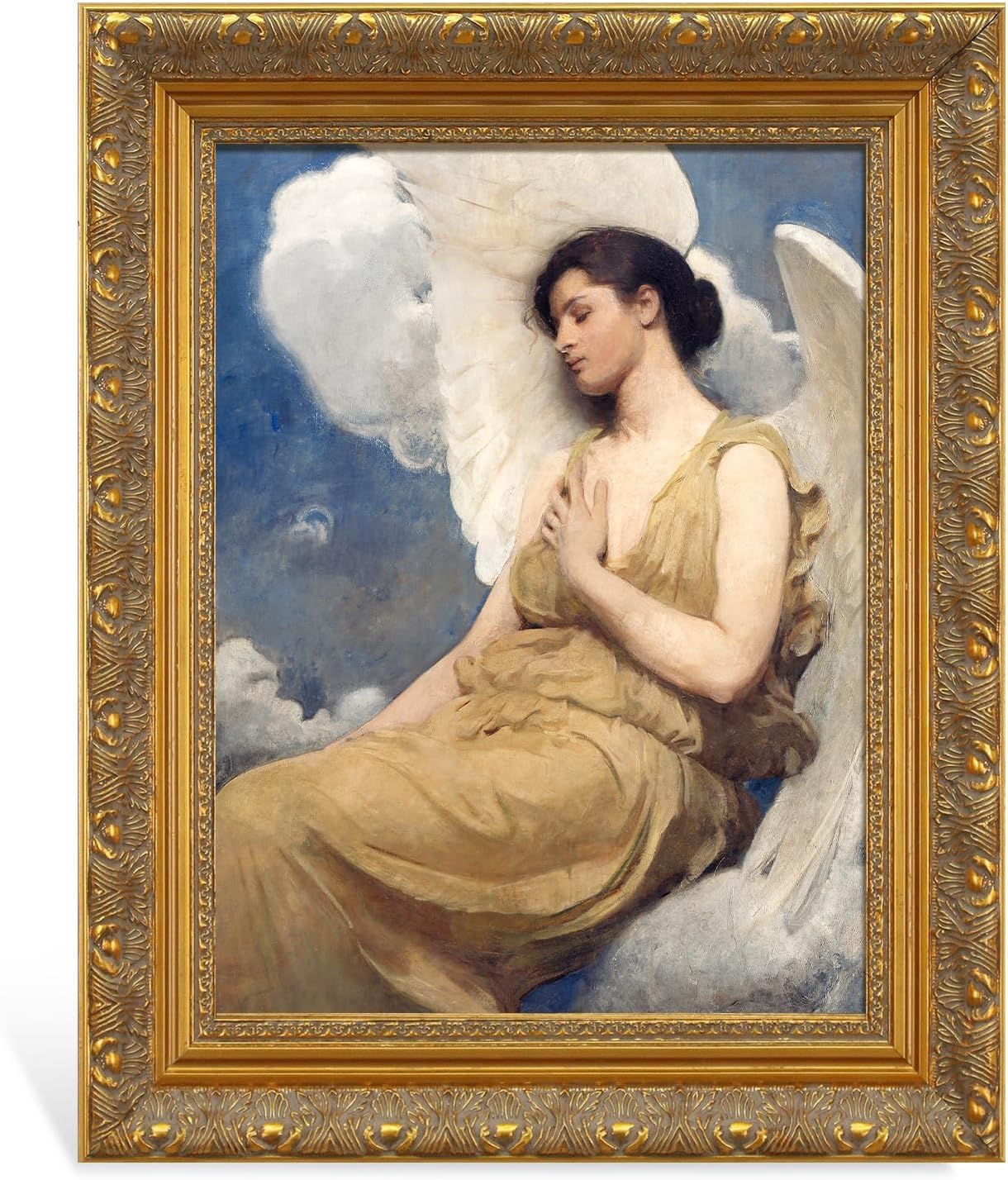 Vintage Gold Frame for 24x30 Paintings and Prints, Elegant Design