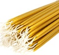 200 Pure Beeswax Church Candles - Orthodox Tapers for Home Altar