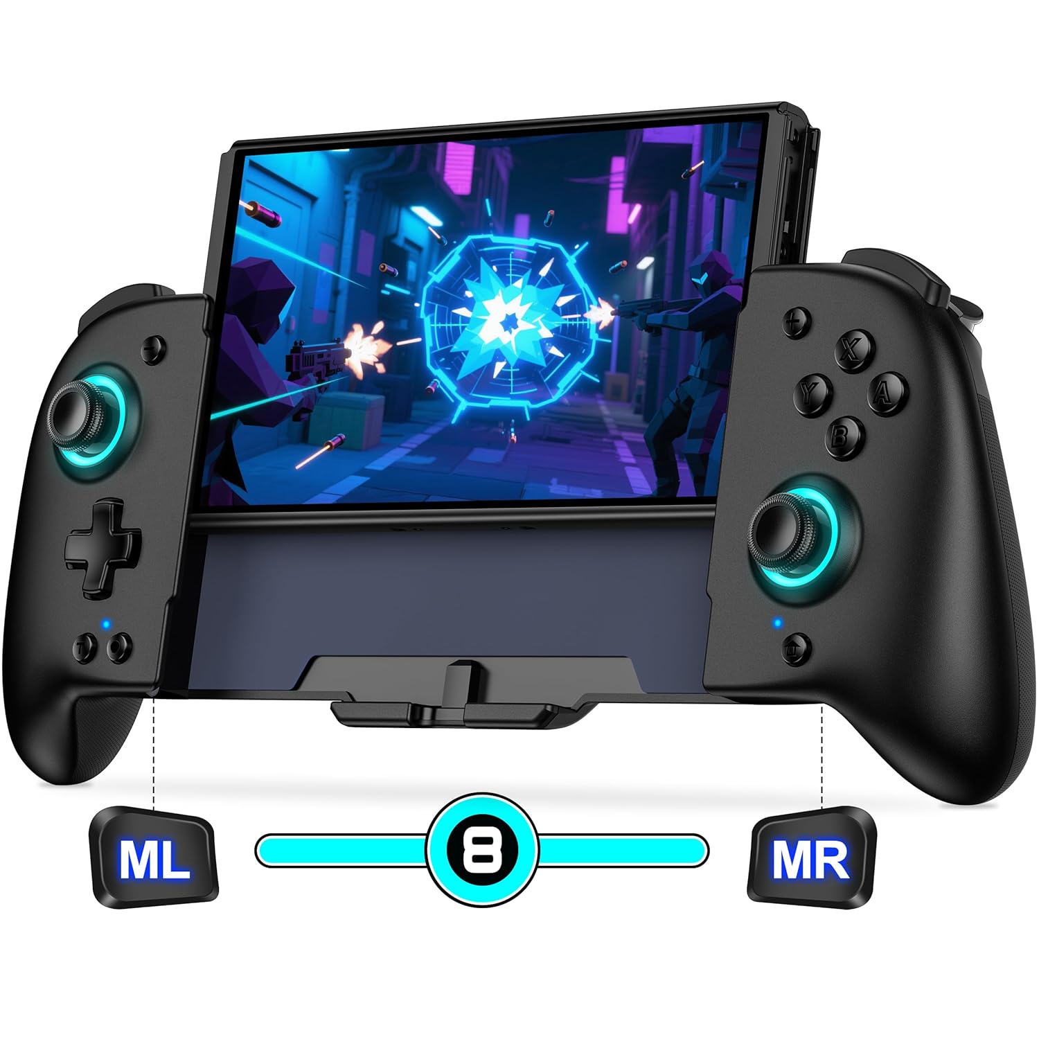 Ergonomic Wireless Pro Controller for Nintendo Switch Gaming