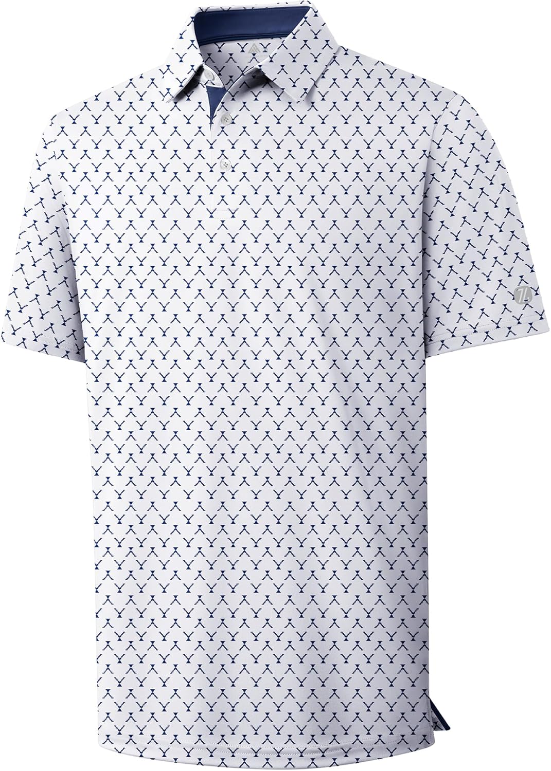ZITY Mens Golf Shirts Performance Moisture Wicking Polo Shirt