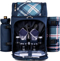 ALLCAMP 2-Person Picnic Backpack with Insulated Cooler - Complete Set