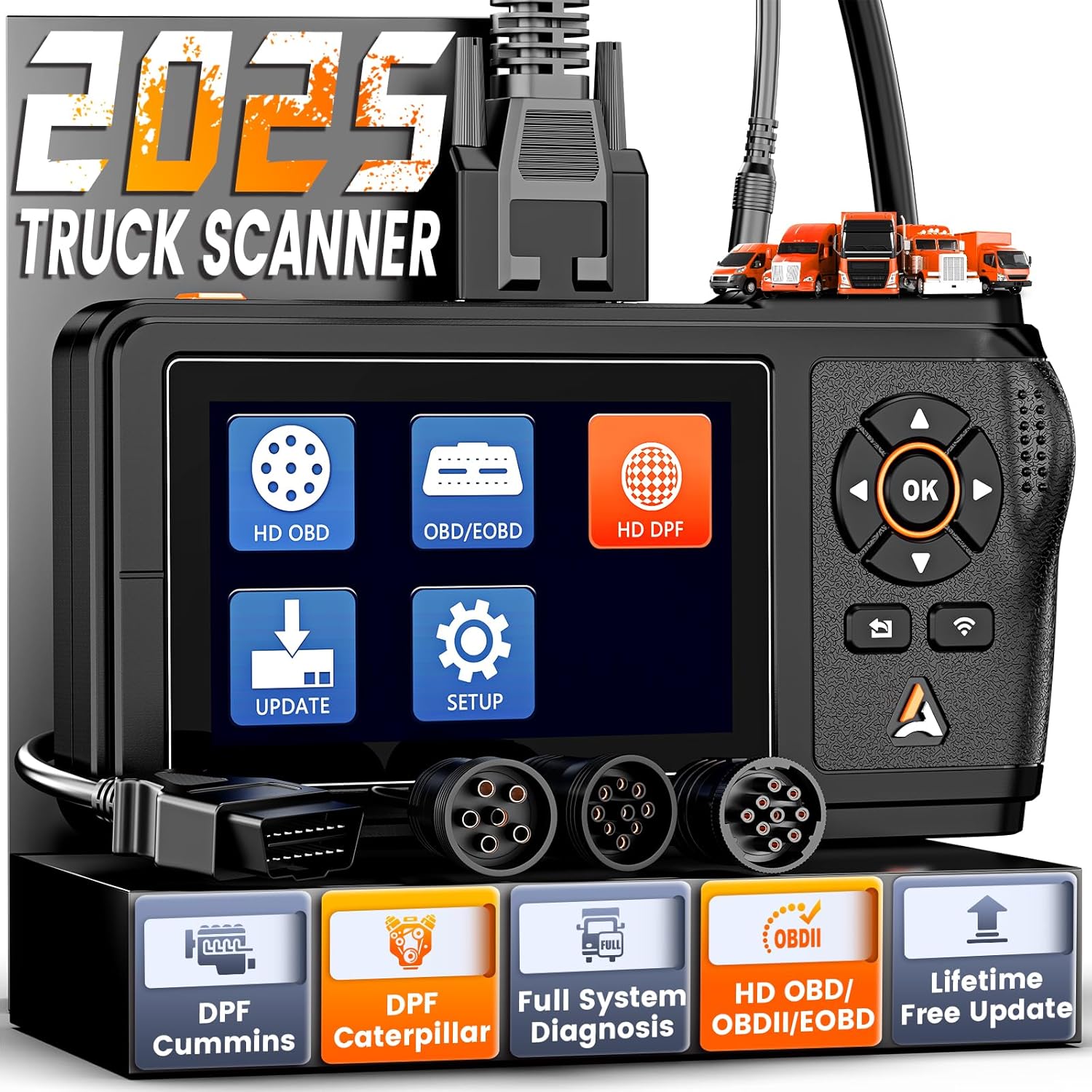 ANCEL HD430 Heavy Duty Truck Scanner for Diesel Diagnostics