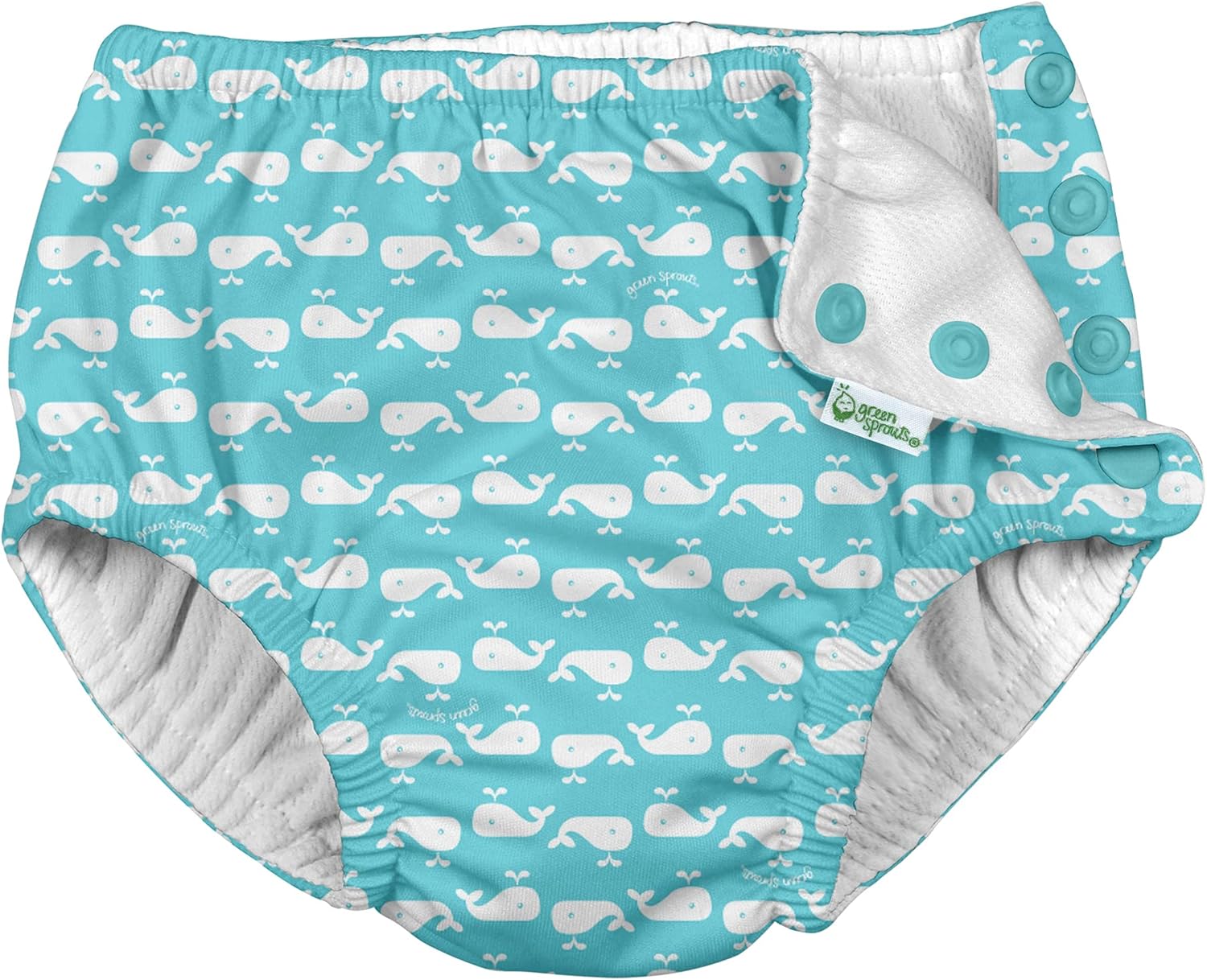 i Play Boys Aqua Whale Swim Diapers - Leakproof 6 Months