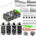 Ghosthorn Fishing Gear Set Tackle Box with 260pcs Kit - Organized Rig