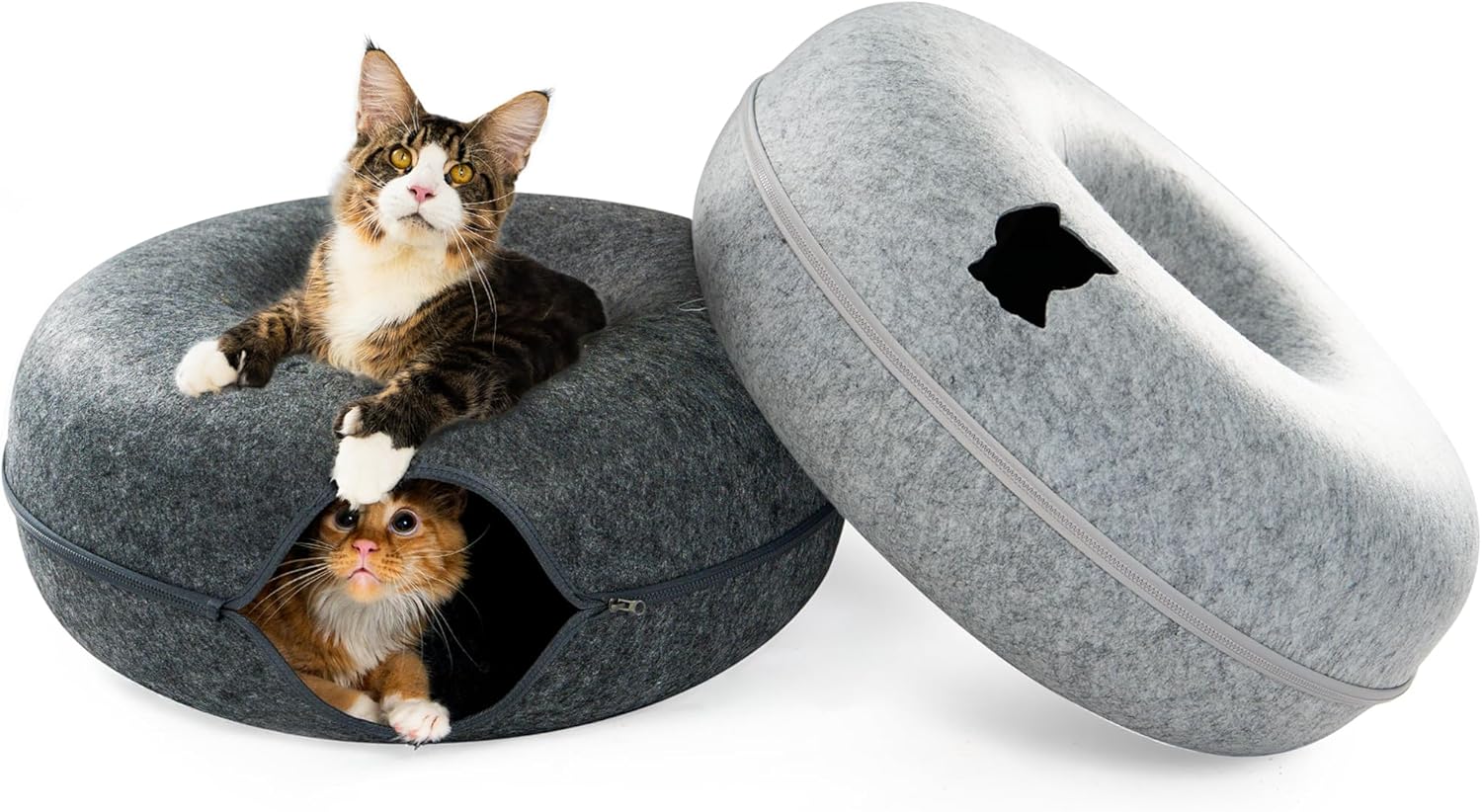Cattasaurus Peekaboo Cat Cave for Large Cats and Kittens