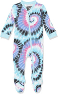 Hurley Baby Boys' Cozy Long Sleeve Footed Coverall