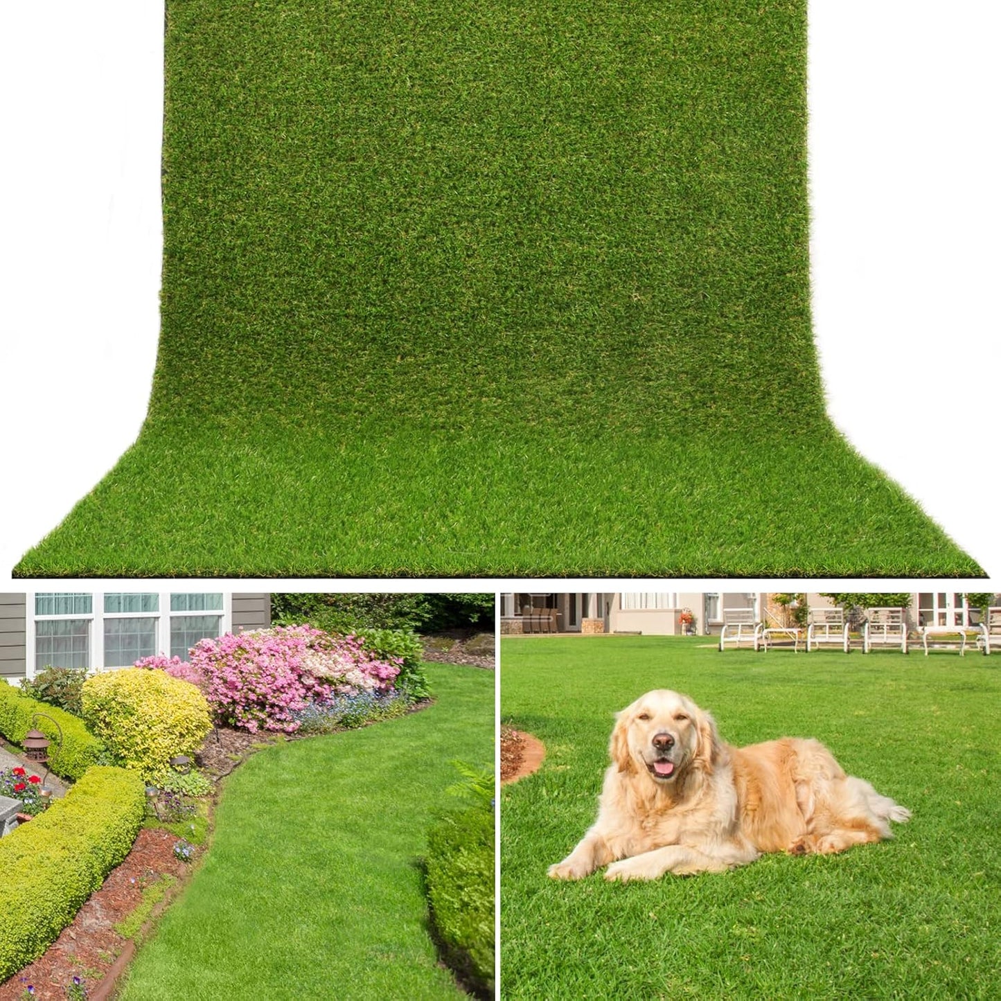 AYOHA 13 FT x 43 FT Artificial Grass for Indoor and Outdoor Use
