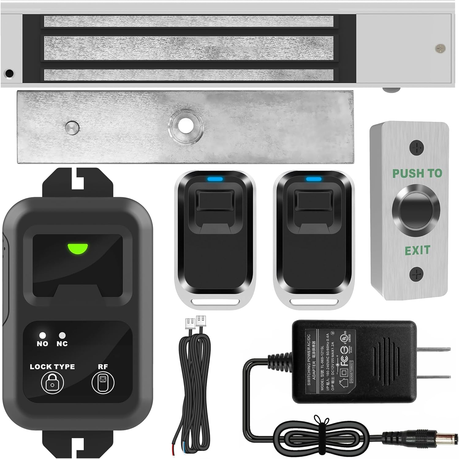 UHPPOTE Access Control Outswinging Electric Magnetic Door Lock Kit