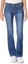 WallFlower Women's Legendary Bootcut Mid-Rise Jeans - Stretch Fit new