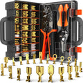 SOMELINE Wire Terminal Crimping Tool Kit - Adjustable Ratchet Crimper
