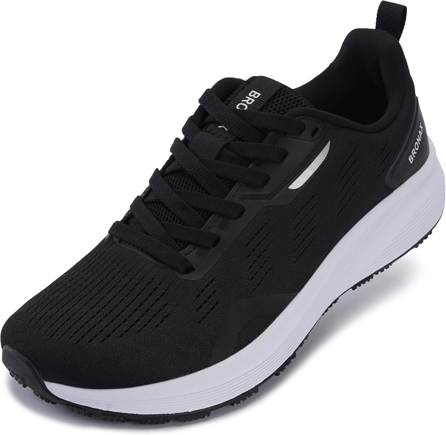 BRONAX Men's Wide Toe Box Running Shoes for Comfort and Stability