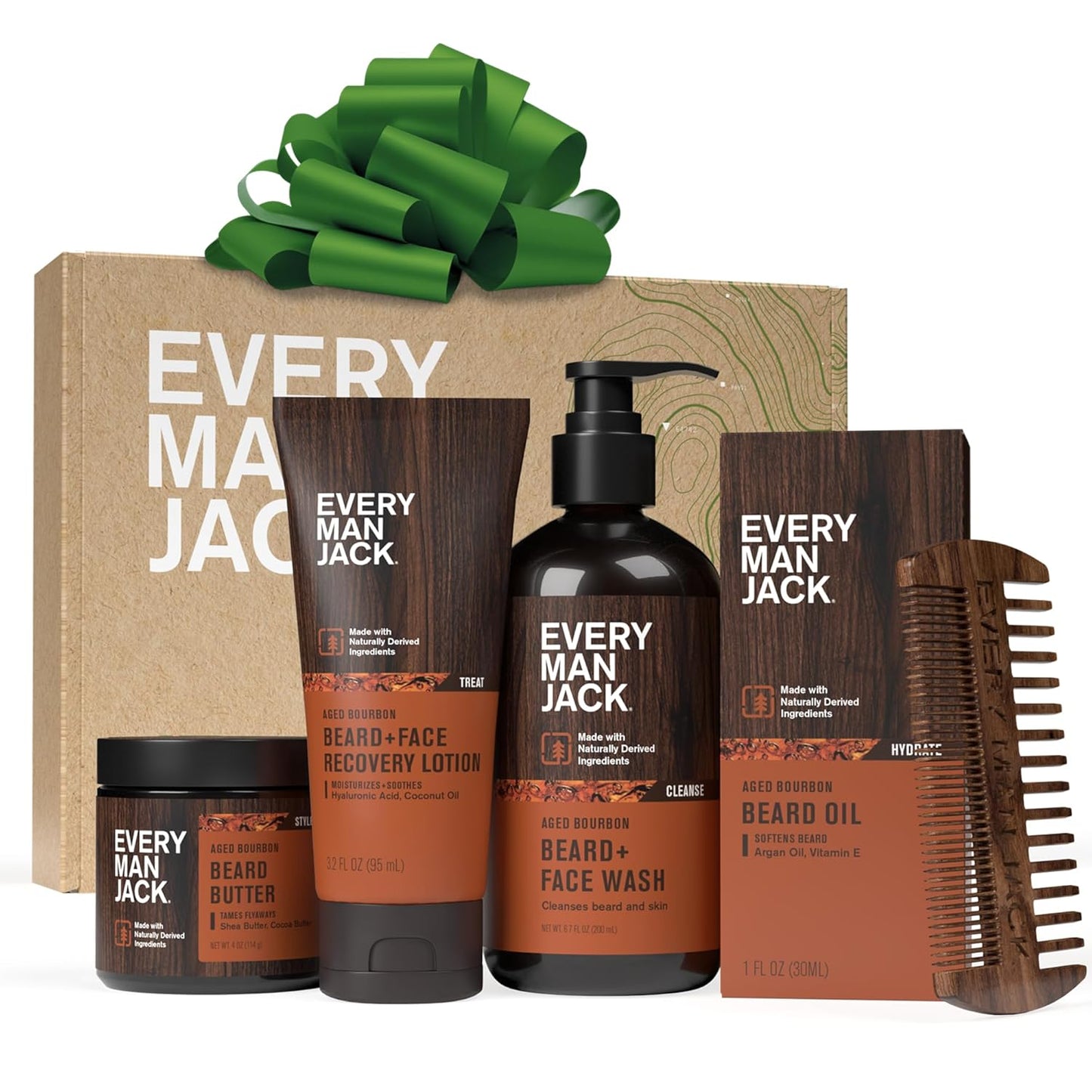 Every Man Jack Beard Essentials Gift Set for Men - Complete Care